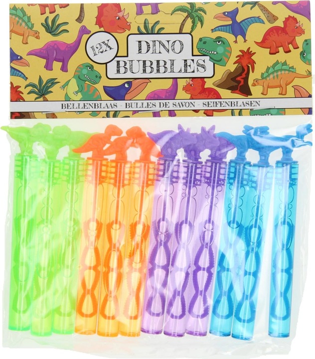 LG-Imports Bubble Dinosaur, 12 pieces.