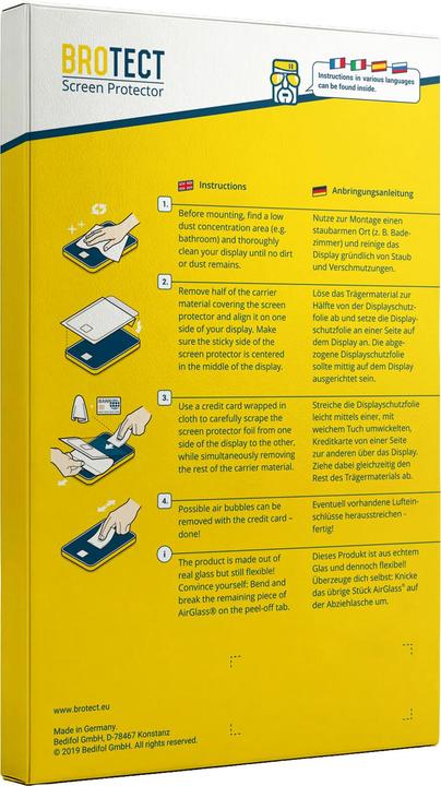Produktbild BROTECT AirGlass Panzerglasfolie