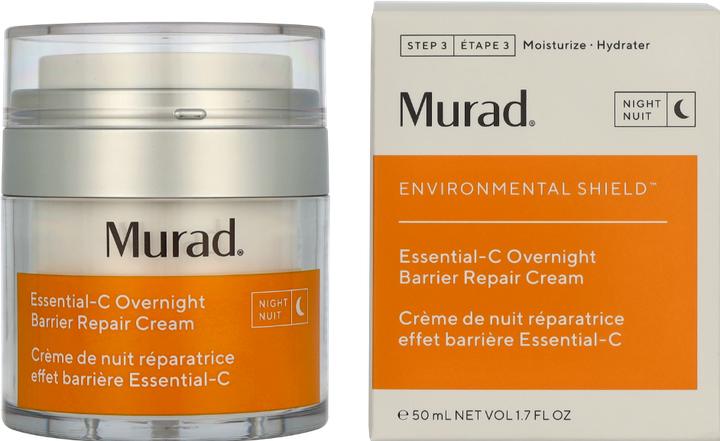 Murad Essential-C Overnight Barrier Repair Cream Environmental Shield Vitamin C Moisturizer 50ml (50 ml, Nachtcreme)