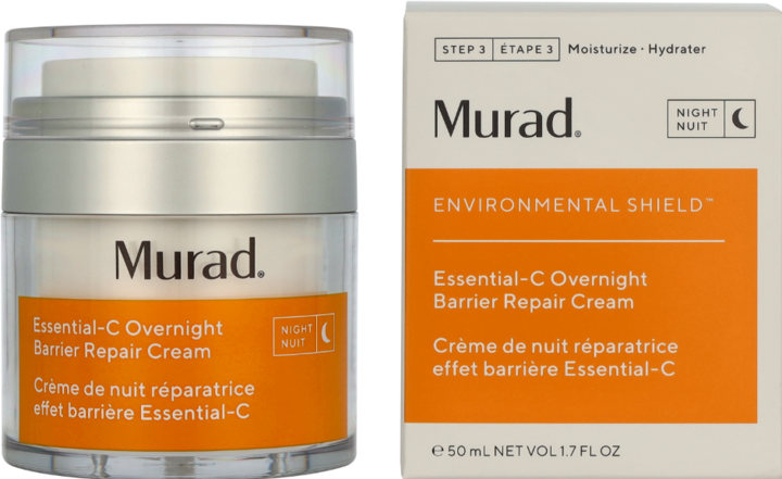 Produktbild Murad Essential-C Overnight Barrier Repair Cream Environmental Shield Vitamin C Moisturizer 50ml (50 ml, Nachtcreme)