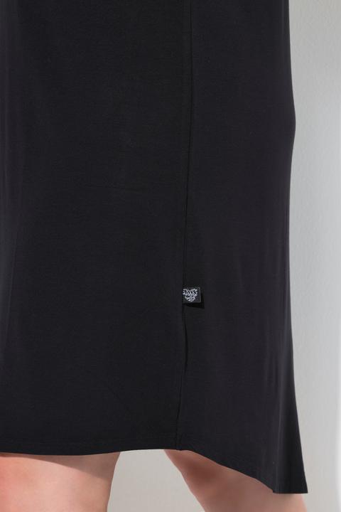 Produktbild Ulla Popken Nachthemd, oversized, Hemdkragen, V-Ausschnitt, Halbarm (46, 48)