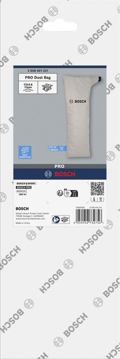 Produktbild Bosch Professional Zubehör PRO Click and Clean Staubbeutel für Tischkreissägen