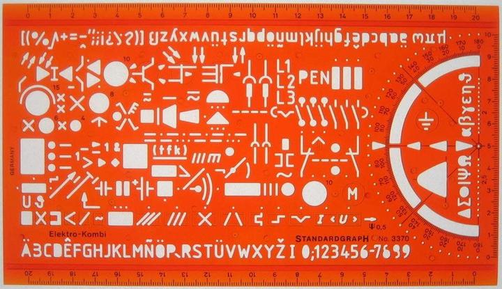 Actual product image Electro-combi template