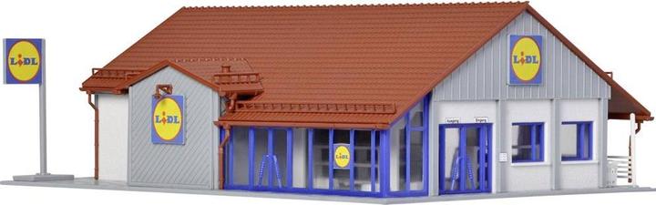 Actual product image Vollmer 43662 H0 Supermarket Lidl
