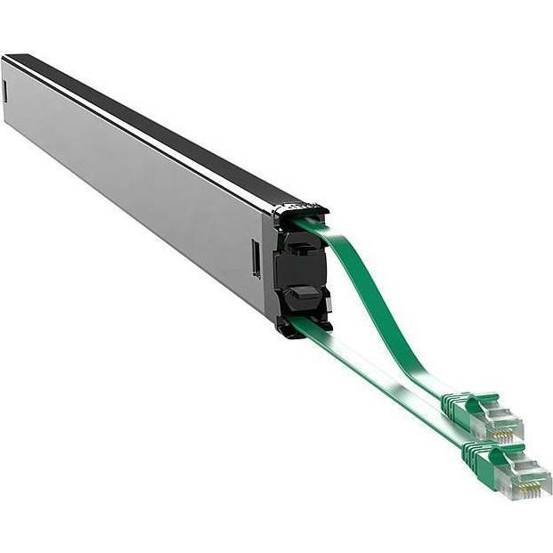 Thumbnail - PATCHBOX Plus+ UTP Cassette. Green. LR (2.7m) (Patch Panel), Netzwerk Zubehör