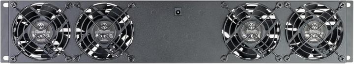 Produktbild Silverstone SST-RCP2B-480 - 2U universal cooling rack panel with 4x 80mm black Fans (80 mm, 1x)