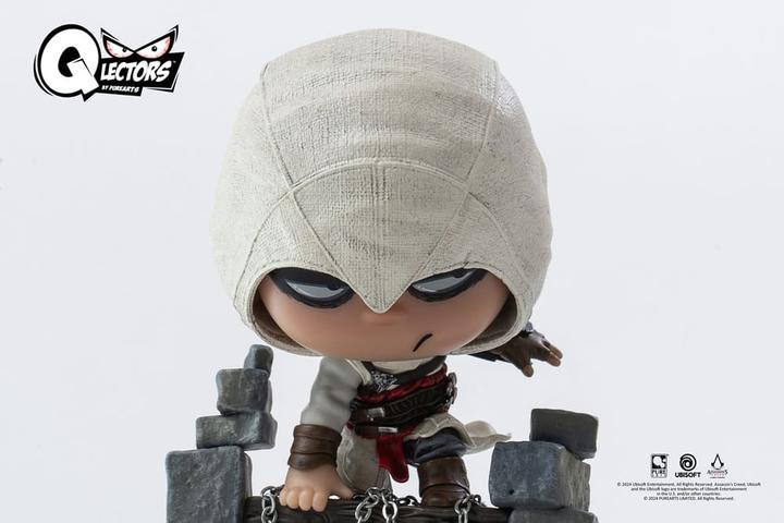 Actual product image Pure Arts Assassin's Creed Qlectors PVC Statue Altair Bell Tower 15 cm