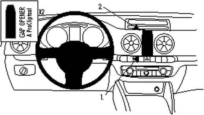Image du produit Brodit 854804 ProClip Audi A3/S3 année 13-20