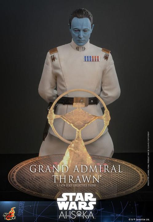 Actual product image Hot Toys Star Wars: Ahsoka Action Figure 1/6 Grand Admiral Thrawn 32 cm