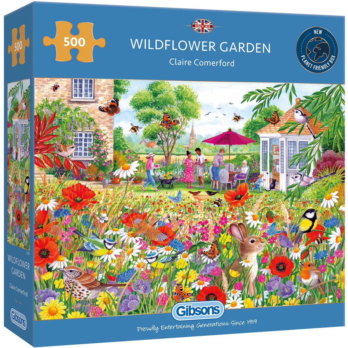 Gibsons Puzzle Garten der wilden Blumen 500 Teile (500 Teile)