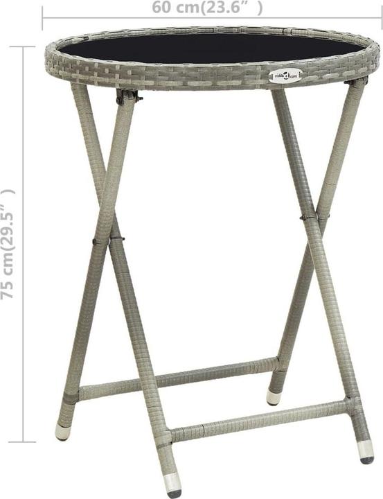 Produktbild vidaXL Bistroset (60 x 75 x 75 cm)