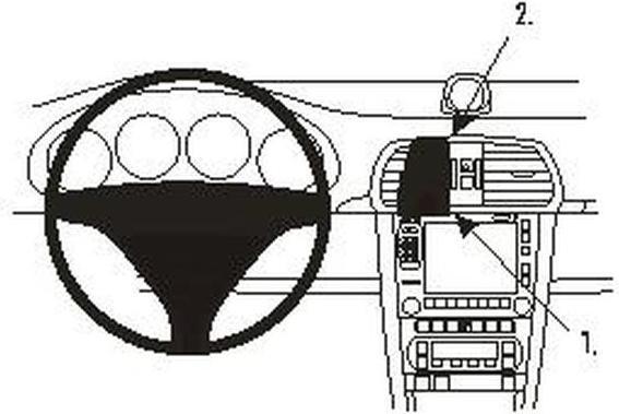 Produktbild Brodit 853539 Autohalterung Porsche 911 05-11