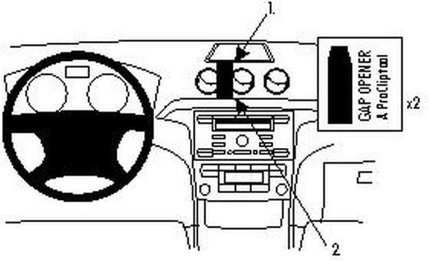 Actual product image Brodit 853865 Car mount Ford Galaxy 07-14