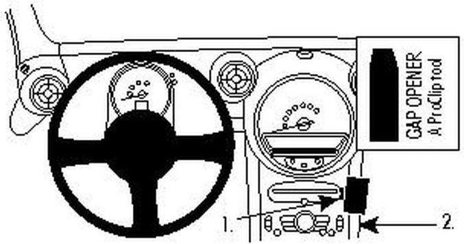 Produktbild Brodit 854662 Halterung Mini Cooper Countryman