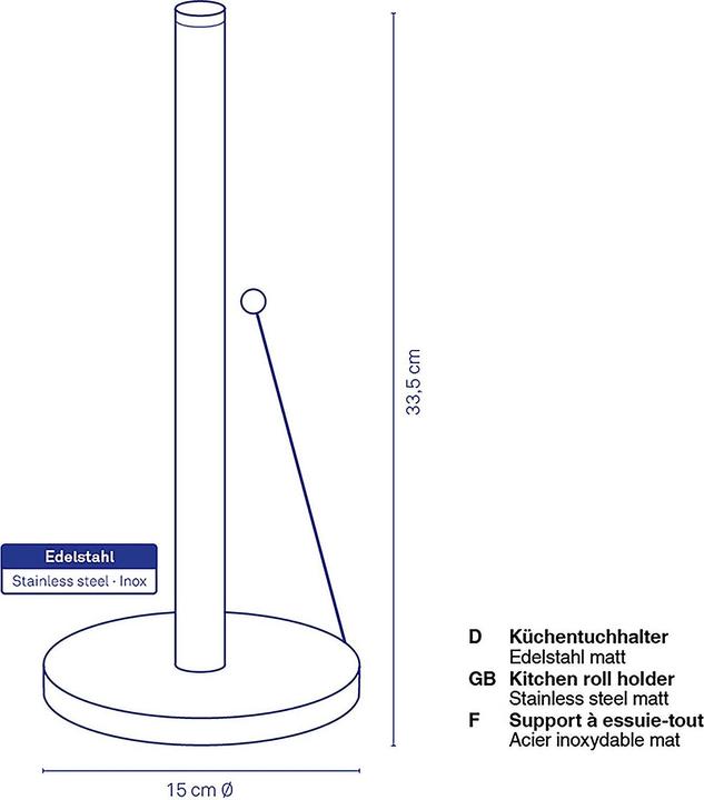 Produktbild Kela Küchenrollenhalter Rollo