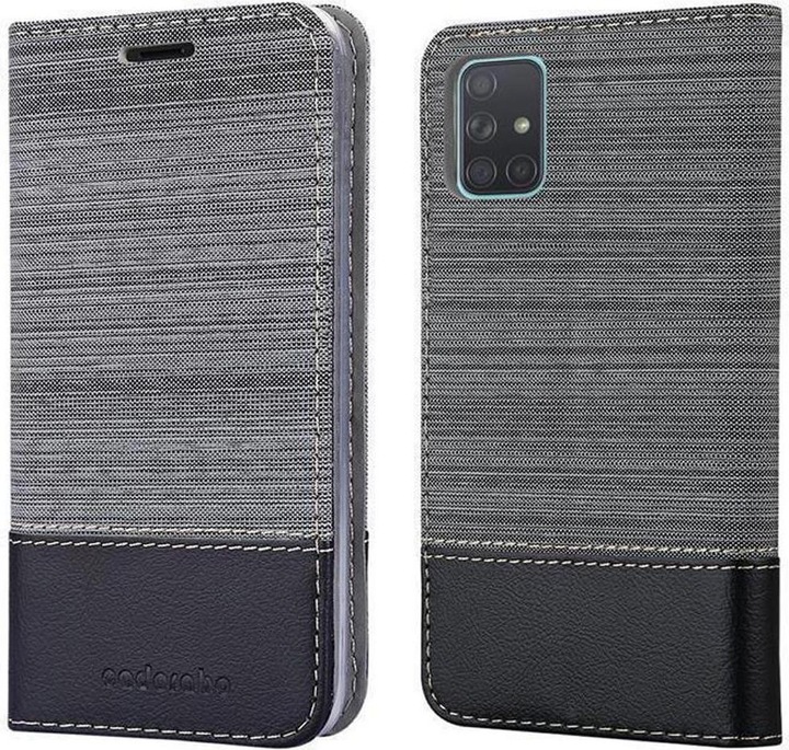 Produktbild Cadorabo Book Jeans Optik Cover (Samsung Galaxy A71 5G)