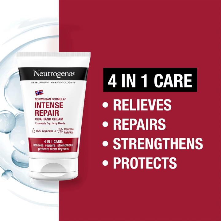 Produktbild Neutrogena Norwegian Formula Intense Repair Cica Handcreme zur Beruhigung sehr trockener und juckender Haut (50 ml)