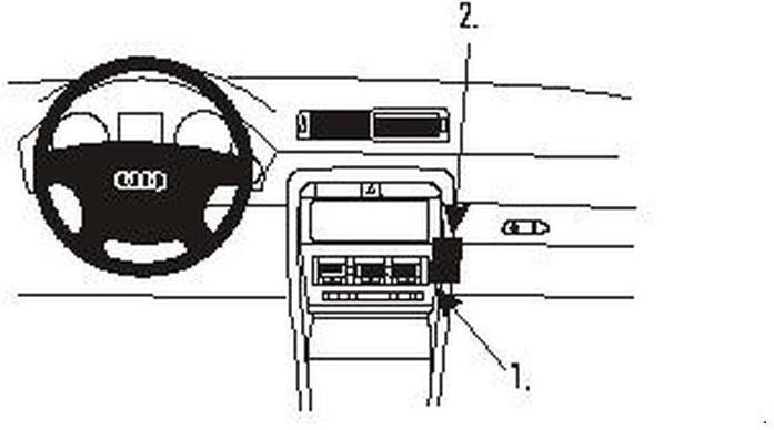 Produktbild Brodit 852871 Autohalterung Audi A4 Avant 02-07