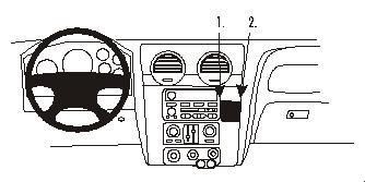 Produktbild Brodit 852976 Autohalterung GMC Envoy