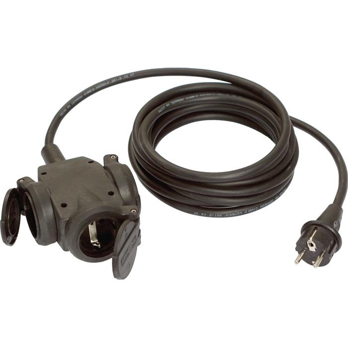 Weingartner, Verlängerungskabel, SchutzkontaktverlÃ¤ngerung 16 A 230 V 3x1,5mmÂ² 10m H07RN-F (10 m)
