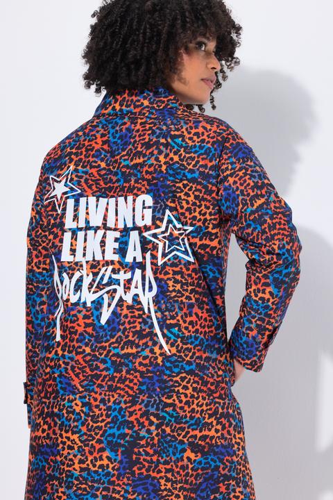 Immagine prodotto Angel of Style Cappotto con colorata stampa leopardata e bottoni automatici