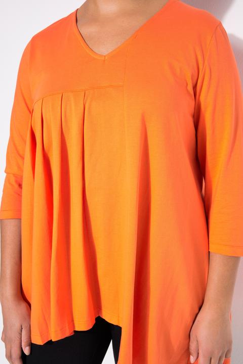 Produktbild Miamoda T-Shirt, A-Linie, Zierfalten, asymmetrischer Saum (44)