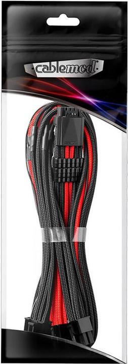 Produktbild CableMod RT-Series Pro ModMesh 12VHPWR auf 3x PCI-e Kabel für ASUS/Seasonic - 60cm, schwarz/rot (60 cm, 8 pin EPS, PCIe)