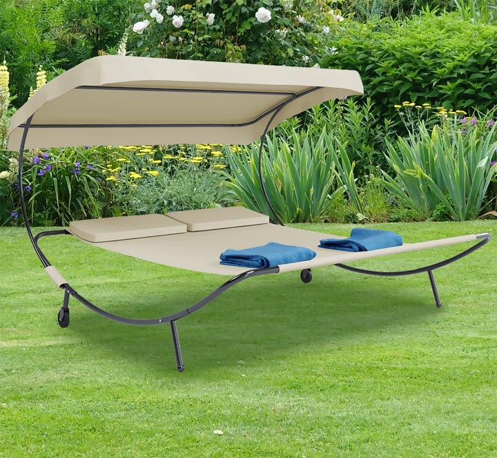 Produktbild VCM Doppelliege Gartenliege (200 cm)