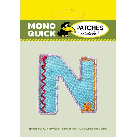 Thumbnail - Mono Quick Buchstabe N, Applikationen, Mehrfarbig
