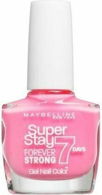 Produktbild Maybelline New York Maybelline Forever Strong Super Stay 7 Days Top Coat Nail Polish Number 125 Enduring Pink - 10 Ml (Enduring Pink, Top Coat)