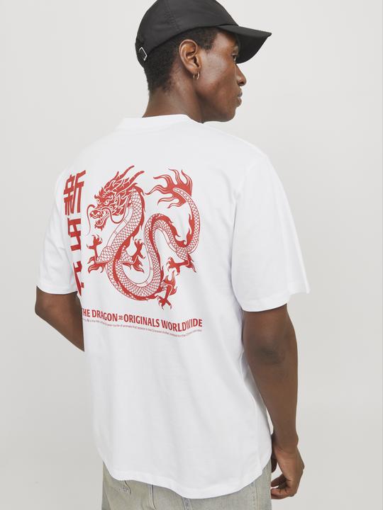 Actual product image Jack & Jones Jorsnake Tee Ss Crew Neck Tg Ln (XL)