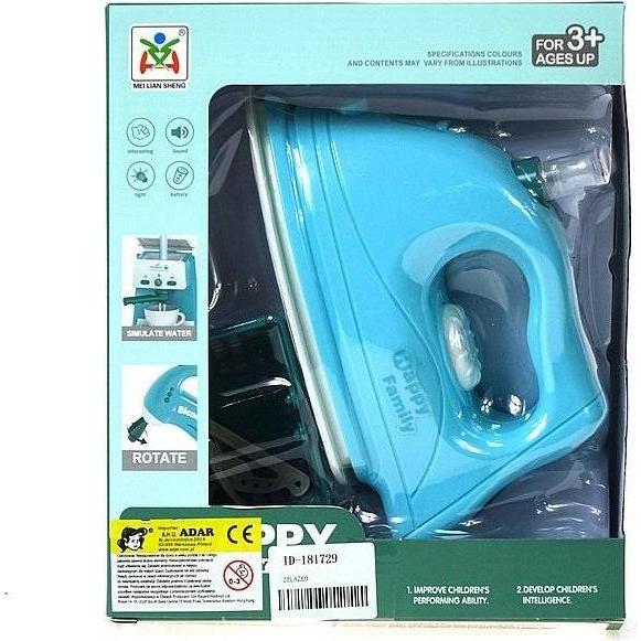 Adar Batteriebetriebenes Bügeleisen, Licht, Ton