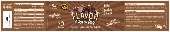 Valori nutrizionali e ingredienti All Stars Aroma in polvere (Cioccolato al latte, 1 pz., 300 g)