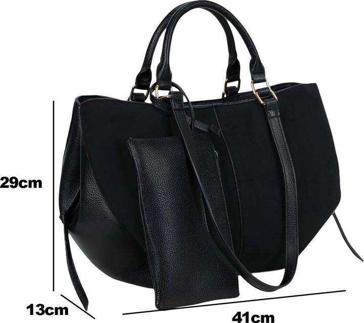 Immagine prodotto Gallantry Damen Shopper Materialmix mit Pochette