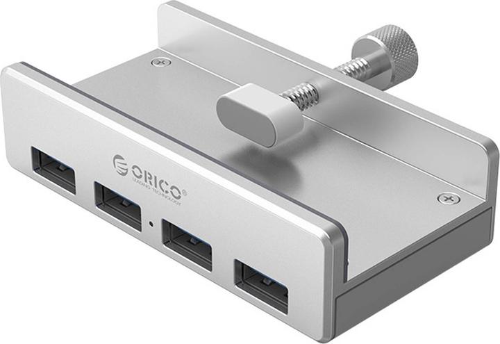 Actual product image Orico MH4PU-P-SV-BP (USB-C, 4 Ports)