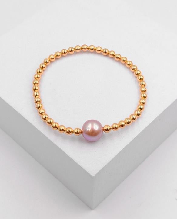 Immagine prodotto Muau Bracciale argento 925 perla d'acqua dolce 10-11mm (Argento 925)