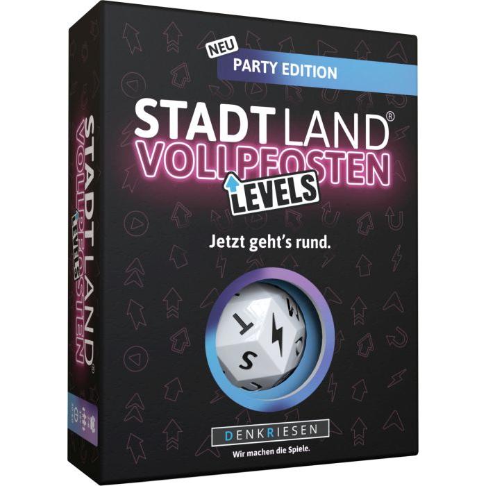 Denkriesen - STADT LAND VOLLPFOSTEN - Levels - PARTY EDITION - "Jetzt geht's rund." (Deutsch)