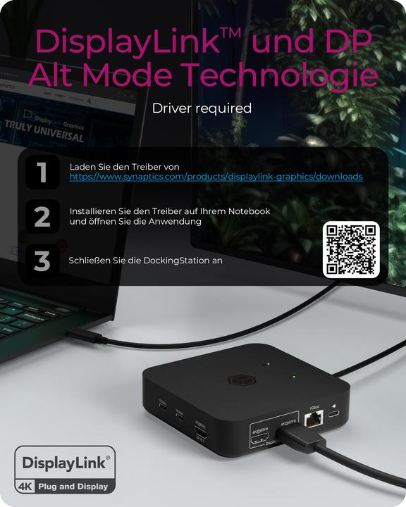 Produktbild Icy Box IB-DK4090-C (USB-C, 12 Ports)
