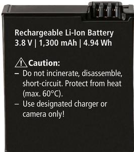 Immagine prodotto Rollei Azione una batteria di ricambio