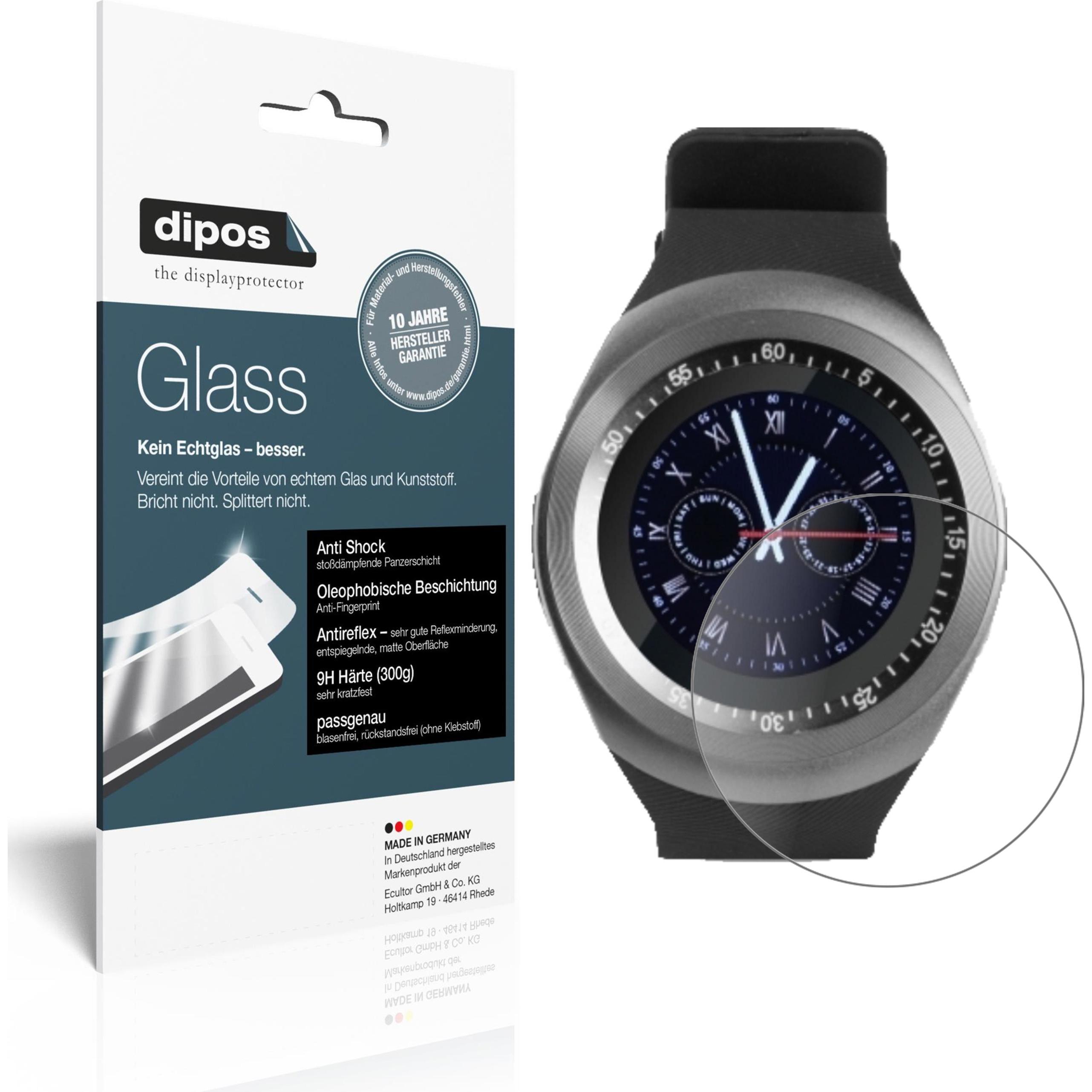 Dipos Displayschutz Anti-Shock, Smartwatch Schutzfolie, Transparent