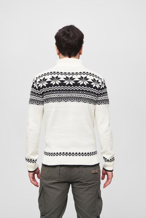 Produktbild Brandit Norwegian Strickjacke Grösse S Farbe Weiss (S)