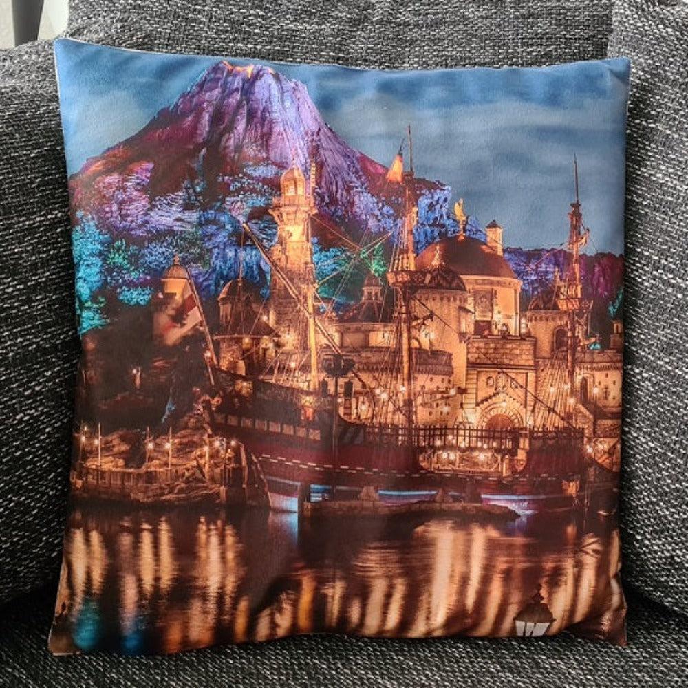 Tinisu, Dekokissen, Kissenbezug KÃ¼stenstadt / Piratenstadt - 45cm x 45cm (45 x 45 cm)