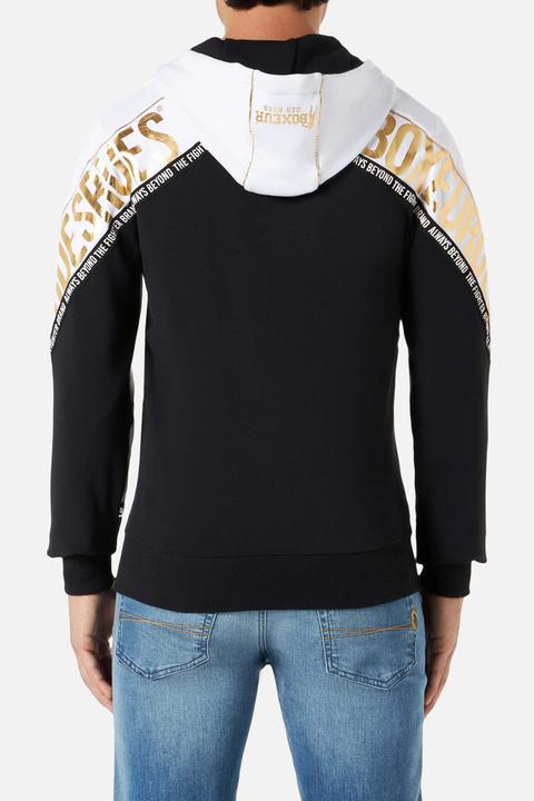 Immagine prodotto Boxeur des Rues Lettera stampata con cappuccio Full Zip (M)