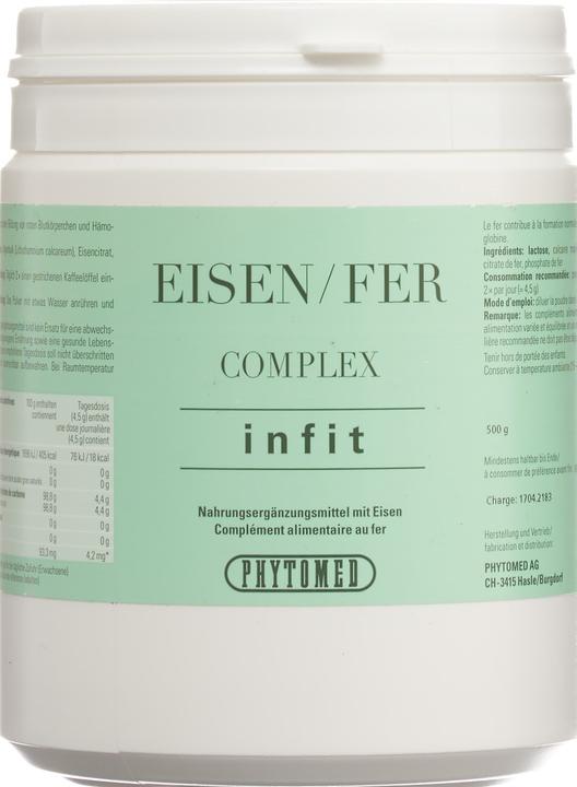 Produktbild Phytomed Infit Eisen-Complex Pulver (1 Stück, Pulver, 500 g)