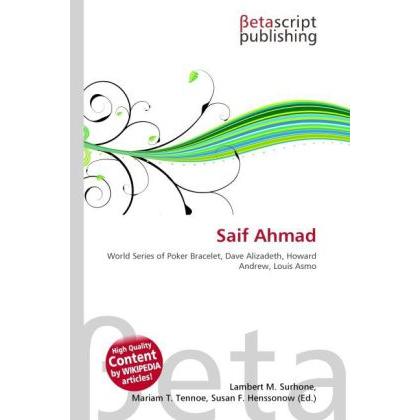 Saif Ahmad, Ratgeber