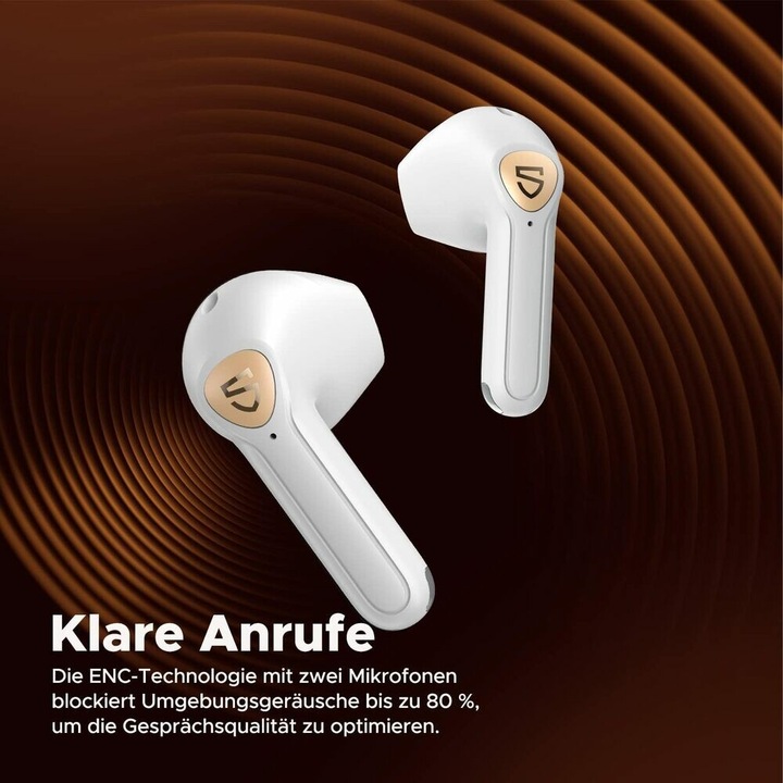 Actual product image Soundpeats Earphones Air 3 Deluxe HS TWS (white) (ANC, 20 h, Wireless)
