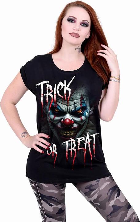 Immagine prodotto Spiral Trick Or Treat Maglietta Vestibilita' Ampia Risvolto Donna (XXL)