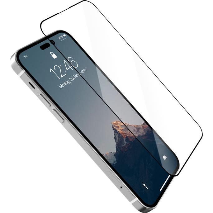Woodcessories Premium Glass 3D (1 Stück, Apple iPhone 14 Pro), Smartphone Schutzfolie, Transparent