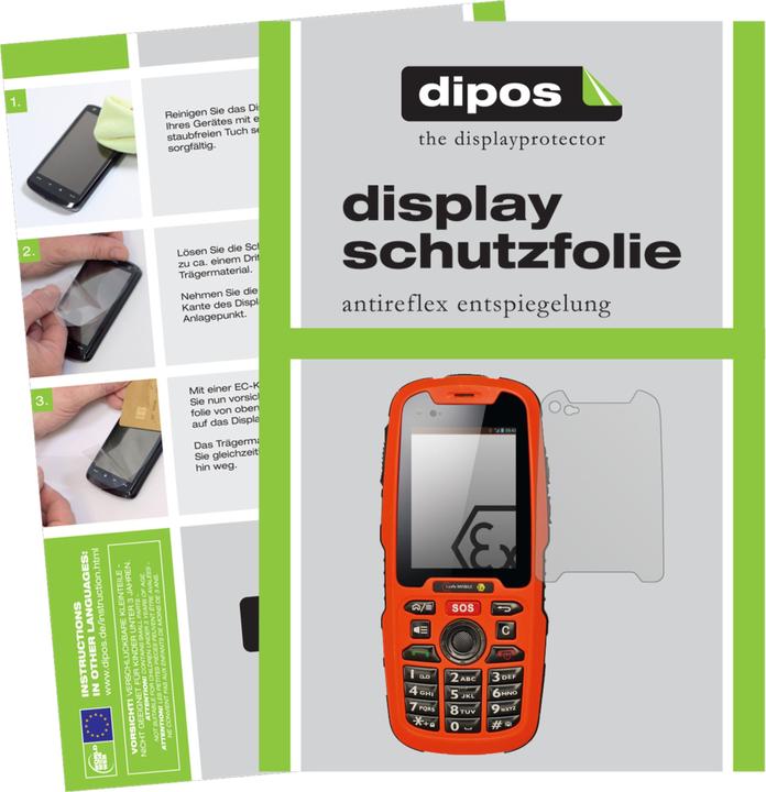 Dipos Pellicola Protettiva Antiriflesso Per Gigaset GS3 - Opaca, Anti-impronta, Made In Germany - 3