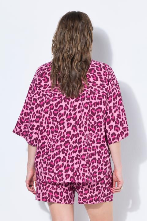 Produktbild Studio Untold Musselin-Bluse, oversized, Color-Leo (46)